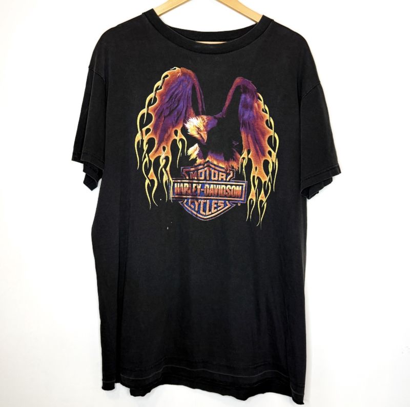 (FINAL SALE) VINTAGE Harley Davidson Kona Eagle Tee