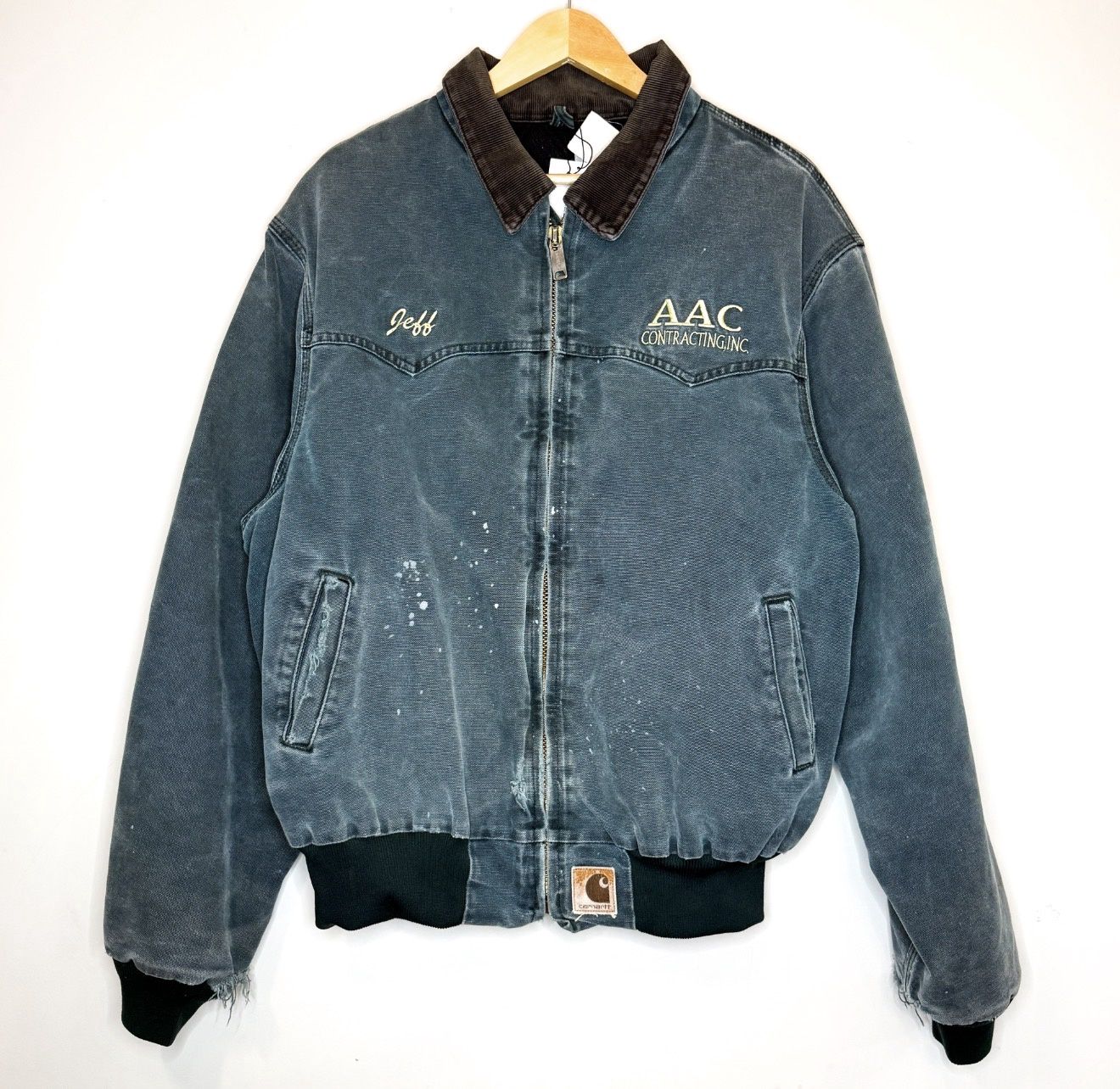 (FINAL SALE) VINTAGE Carhartt Sante Fe Jacket Moss, Size: XL