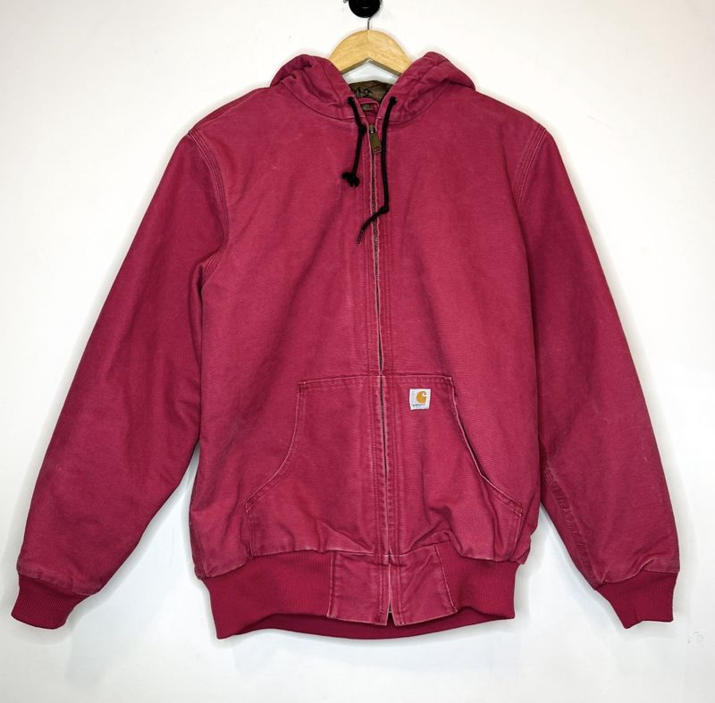 (FINAL SALE) VINTAGE Carhartt Hooded Jacket Realtree/Red