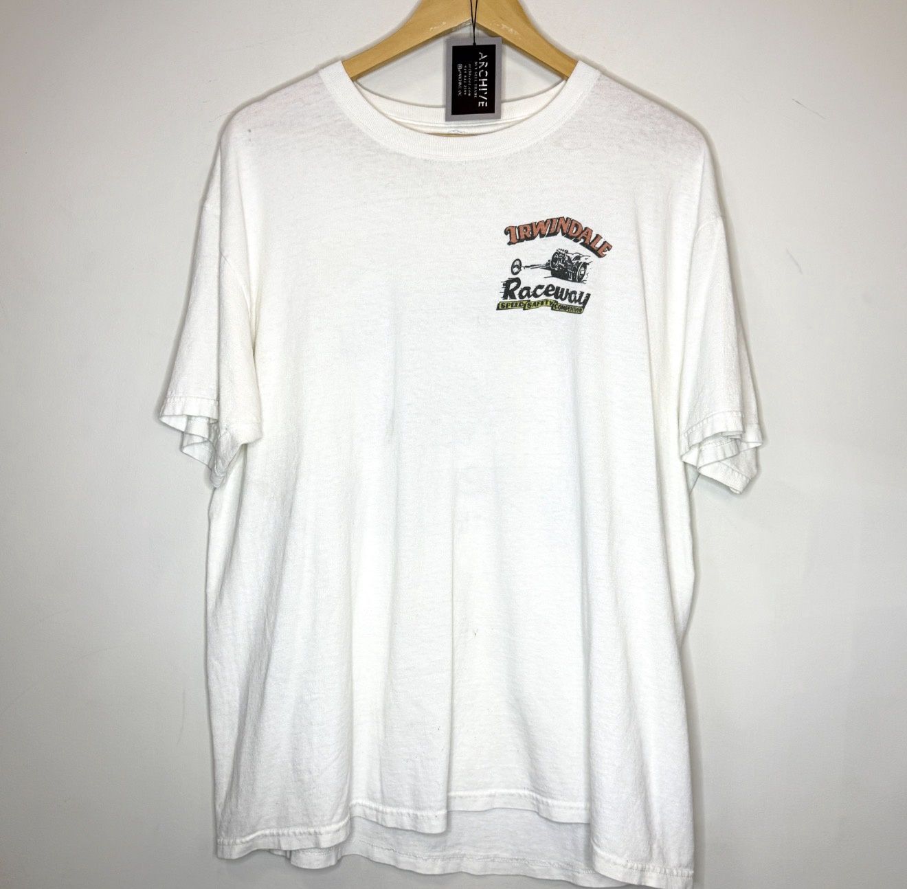 (FINAL SALE) VINTAGE Irwindale Speedway Tee, Size: XL