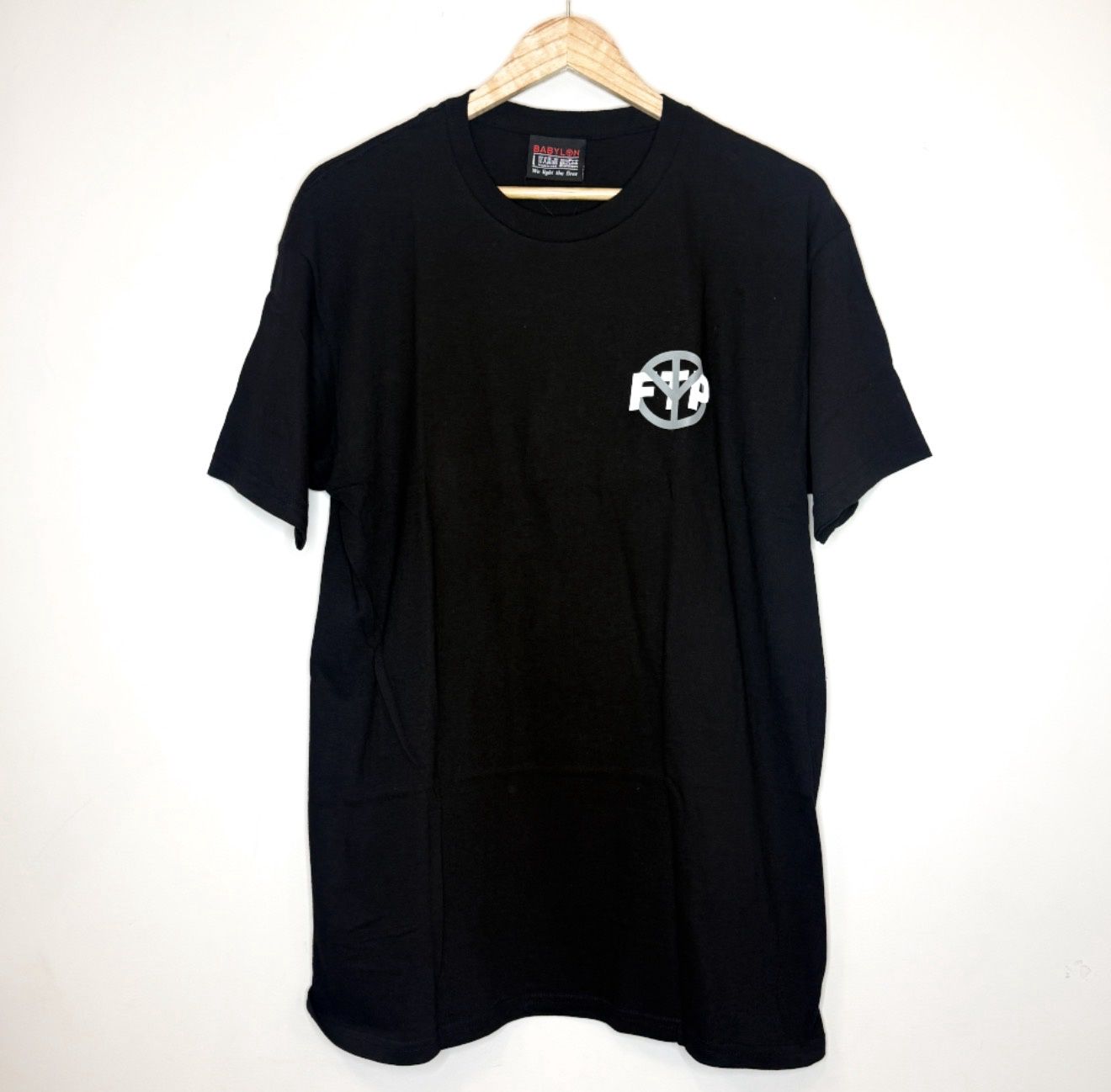 FTP x Babylon Black Tee, Size: L