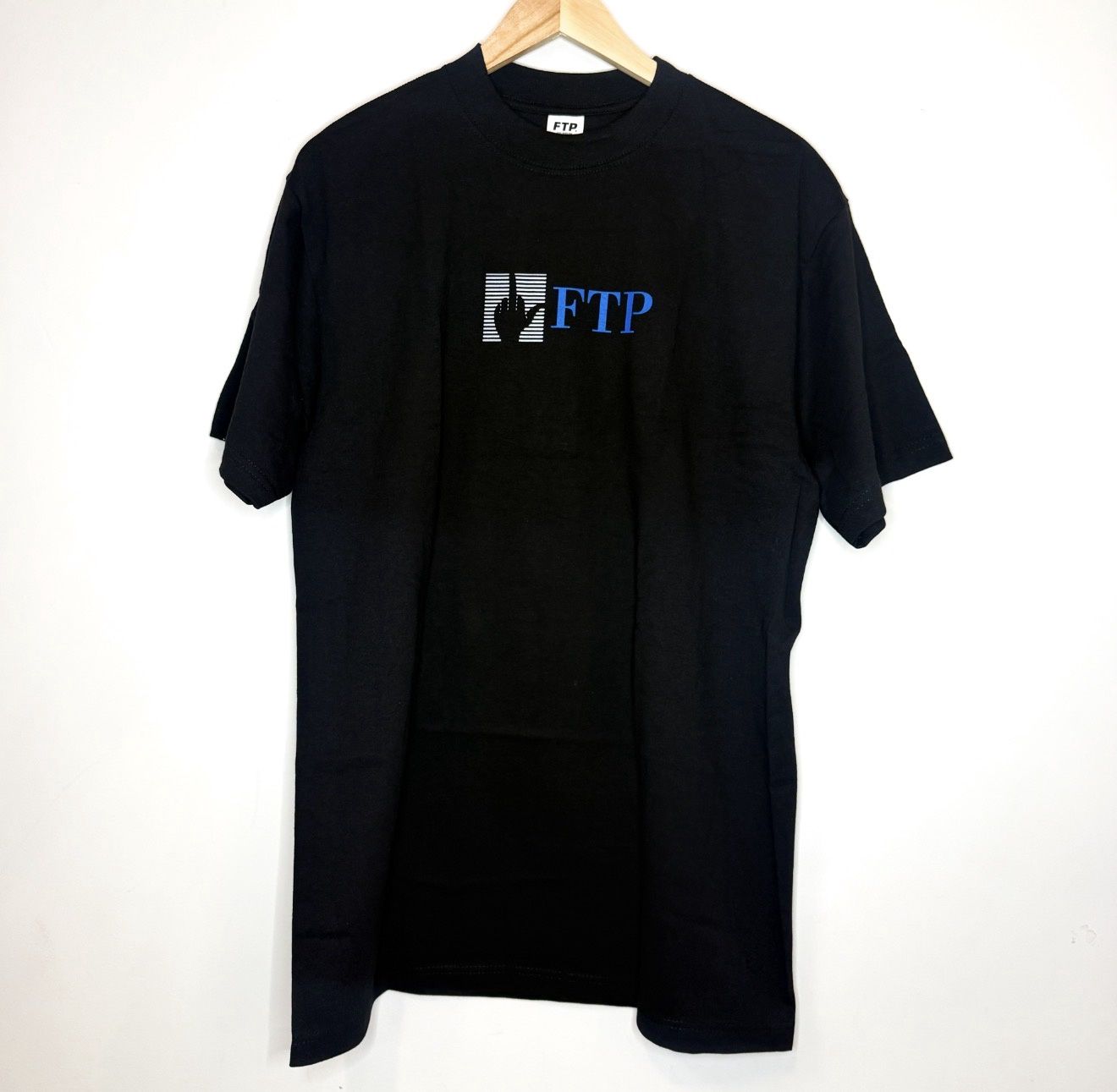FTP Investments Black Tee, Size: L