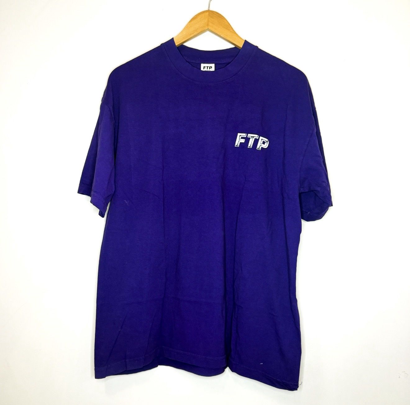 FTP Chrome Logo Tee Purple, Size: L