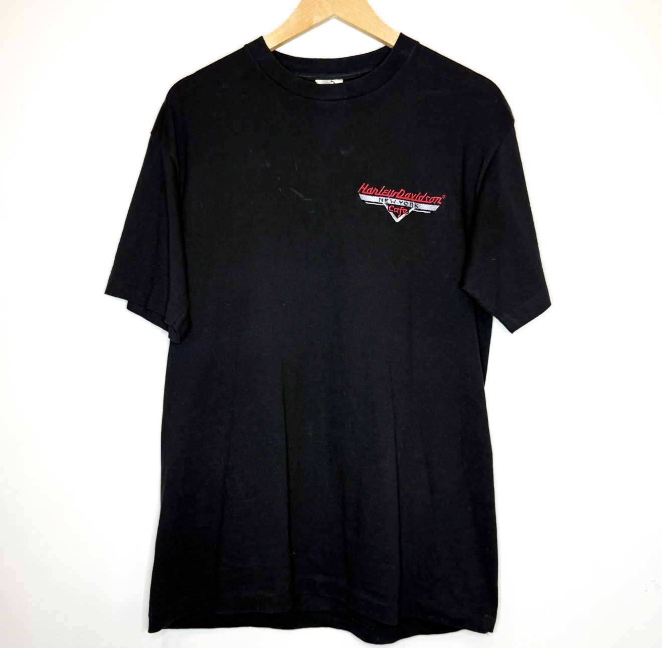 (FINAL SALE) Vintage Harley Davidson New York Cafe Tee, Size: M