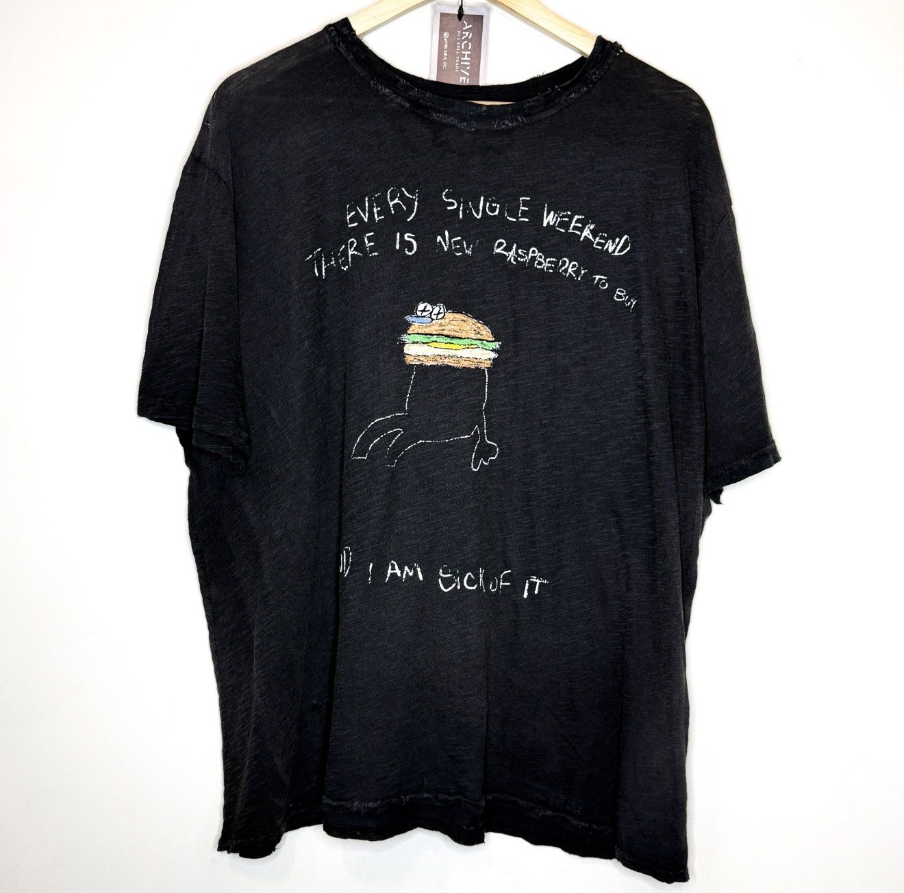Raspberry Hills Burger Tee, Size: XXL