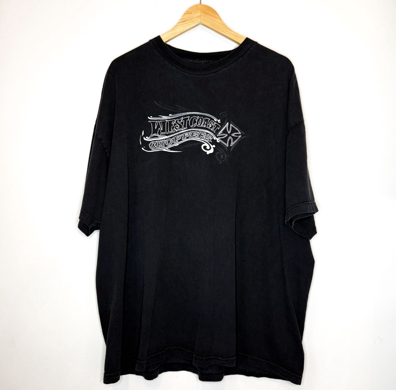 (FINAL SALE) VINTAGE West Coast Choppers Black Hog Tee, Size: 3XL