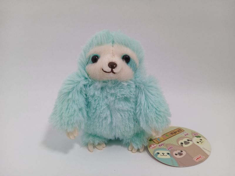 Amufun Amuse Small Namakemono Blue Sloth Plush