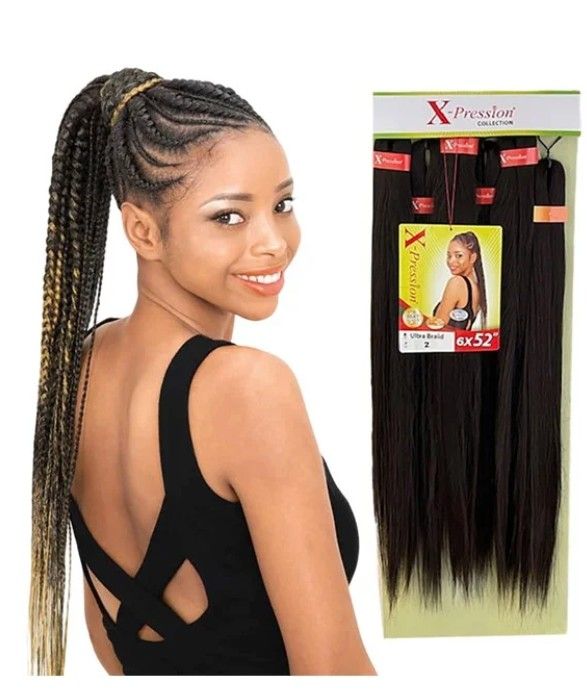 6X X-PRESSION PRE-STRETCHED BRAID 52"