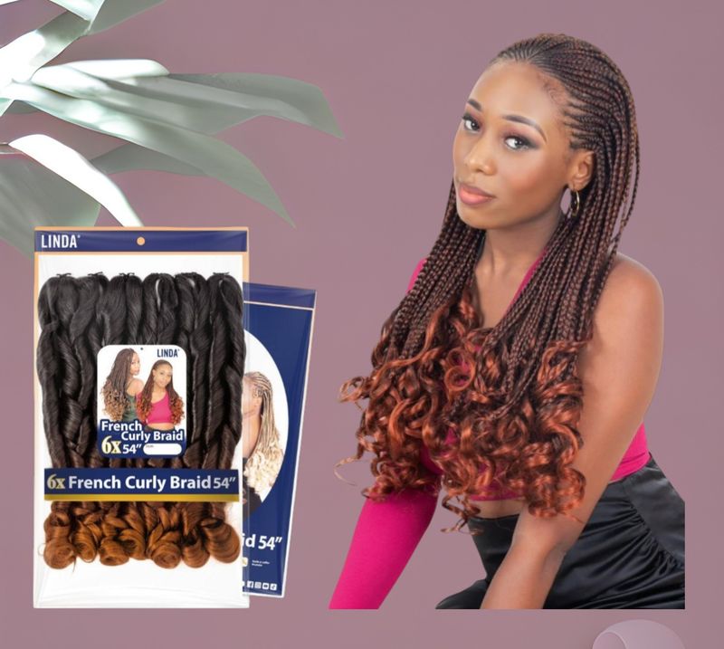 6X French Curly Braid 54¨ Linda