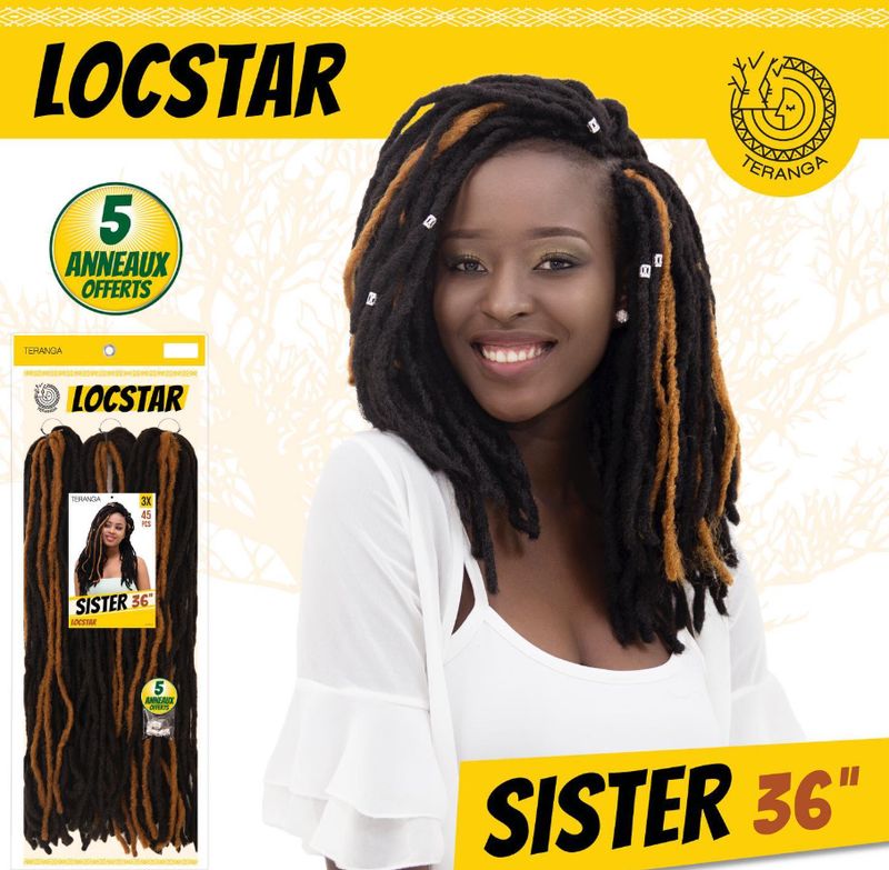 Sister 36¨ Locstar crochet Linda