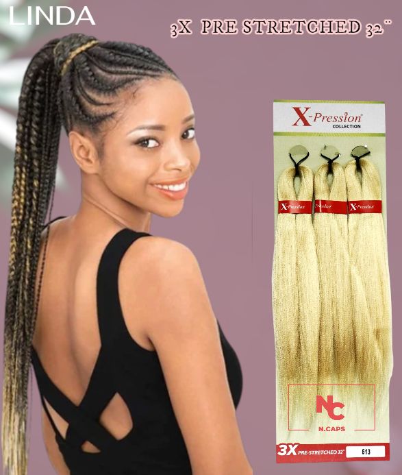 3X-X-PRESSION PRE-STRETCHED BRAID 32"