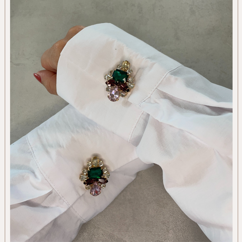 Small Drop Green Purple - 1 set