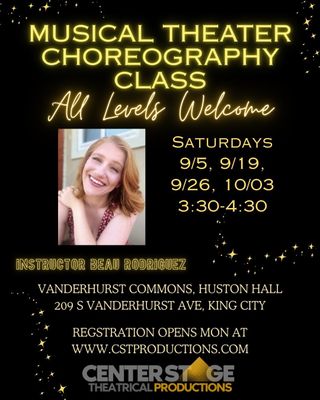 Fall Musical Theater Dance Classes 26!