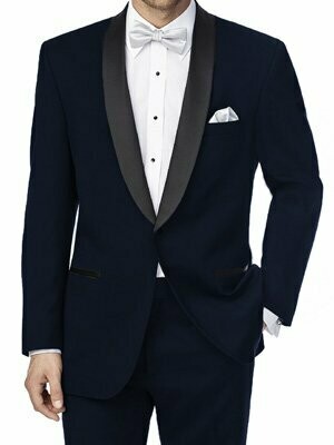 Tuxedo Jacket in Blue, Blue pant, free DHL shipping, receive in two weeks