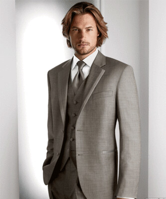Tuxedo Jacket in Gray, Gray pant, free DHL shipping, receive in two weeks