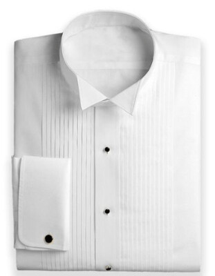 White tuxedo Shirt, Free Shipping
