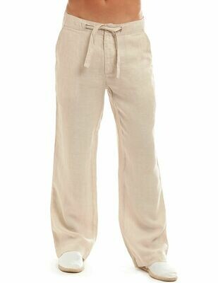 Men Pure Linen Pant , free shipping, receive in two weeks