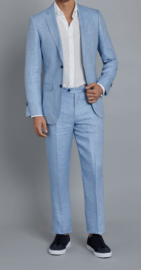 Linen Suit, free DHL shipping, receive in two weeks