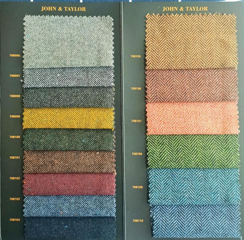 Premium Tweed wool Suit, free DHL shipping, receive in two weeks