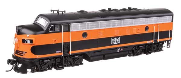 EMD F7 A, DC/DCC/Sound: Standard DC, Select: Bessemer &amp; Lake Erie #717A