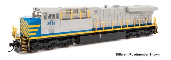 GE ES44AC Evolution Series GEVO, DC/DCC/Sound: Standard DC, Select: Canadian National #3914