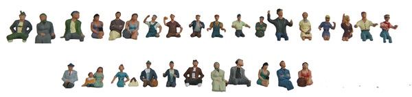 Seated Coach Passengers pkg(30)