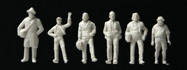 Standing and Walking Figures -- Unpainted pkg(72)