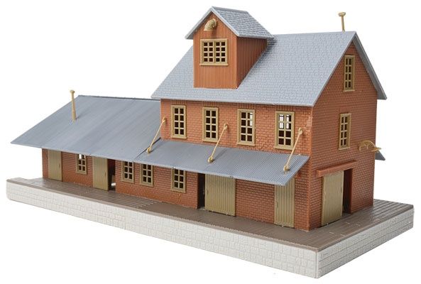 Brick Freight House -- Kit - 10 x 4-1/2 x 5-1/4&quot;