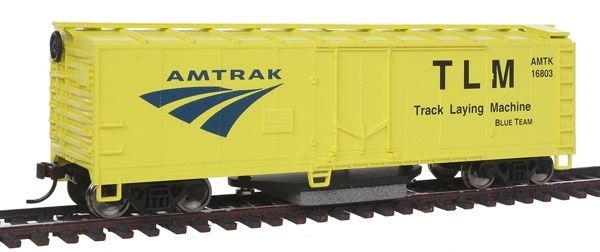 40&#39; Plug-Door Track Cleaning Boxcar, Select: Amtrak