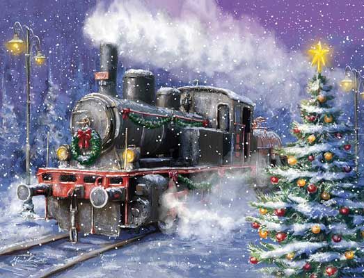 Christmas Train Note Cards