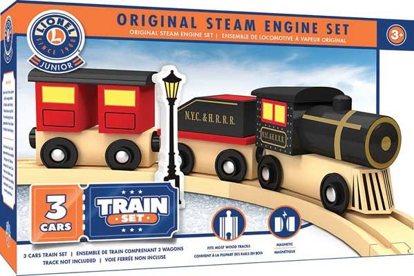 Lionel Original Steam Engine Wood Train Set New York Central &amp; Hudson River
