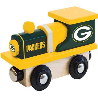 Sports Team Wooden Locomotive Green Bay Packers