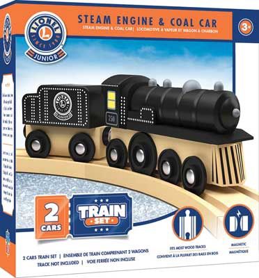 Lionel Collector&#39;s Steam Engine and Coal Car Wood Train Only