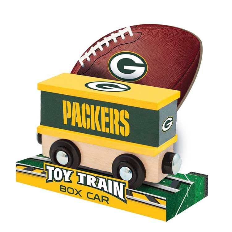 Sports Team Wooden Boxcar Green Bay Packers