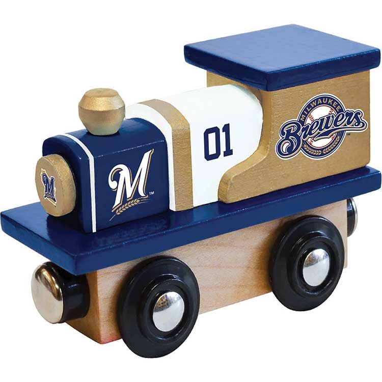 Sports Team Wooden Engine Milwaukee Brewers