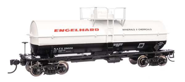 36&#39; 10,000-Gallon Insulated Tank Car w/Large Dome, Bolted Jacket - Ready to -- Engelhard Minerals &amp; Chemicals NATX, Roadnumber: 19606