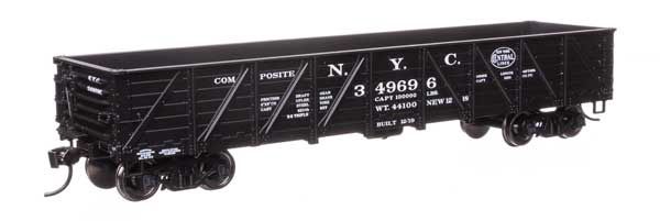 40&#39; 50-Ton Drop Bottom Gondola - New York Central