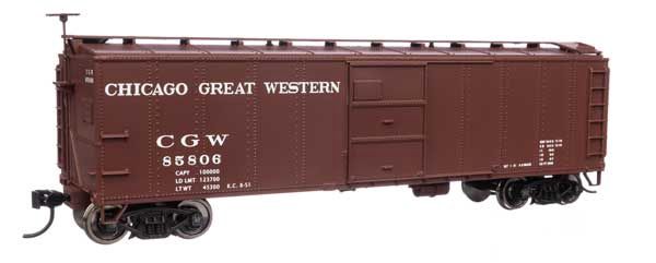 40&#39; Early X29 Boxcar - Chicago Great Western