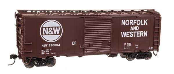 40&#39; ACF Welded Boxcar w/8&#39; Youngstown Door - Norfolk &amp; Western