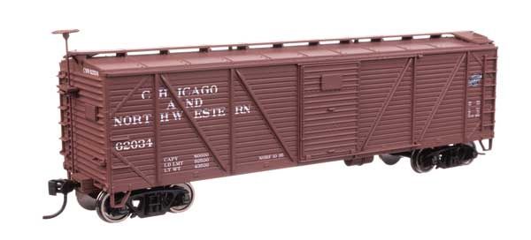 40&#39; ARA Single Sheathed Boxcar - Chicago &amp; North Western