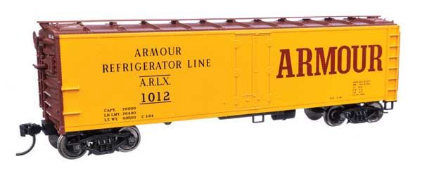 40&#39; Steel Reefer with Dreadnaught Ends - Armour Refrigerator Line ARLX