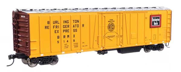 50&#39; AAR Mechanical Refrigerator Car - Chicago, Burlington &amp; Quincy