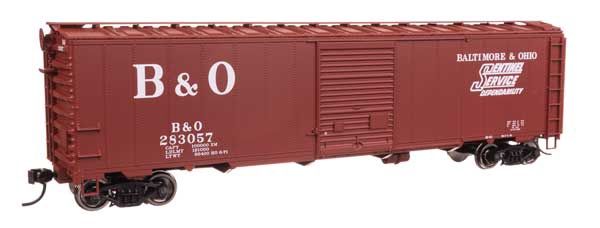 50&#39; AAR Single Door Boxcar - Baltimore &amp; Ohio