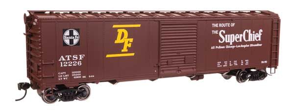 50&#39; AAR Single Door Boxcar - Santa Fe