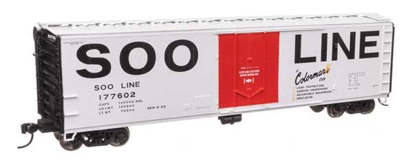 50&#39; PC&amp;F Insulated Boxcar - Soo Line