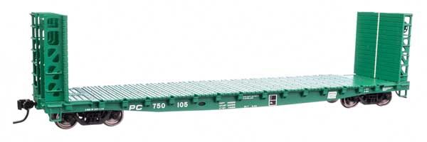 53&#39; GSC Bulkhead Flatcar - Penn Central