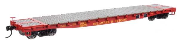 53&#39; GSC Flatcar - Delaware &amp; Hudson