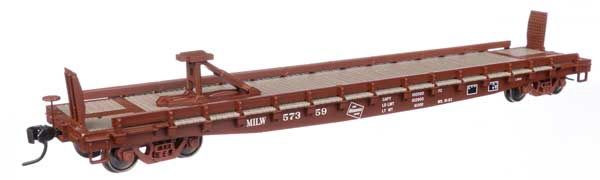 53&#39; GSC Piggyback Service Flatcar - Milwaukee Road