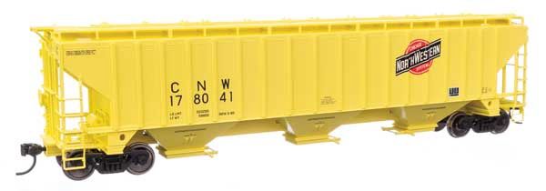 57&#39; Trinity 4750 3-Bay Covered Hopper - Chicago &amp; North Western