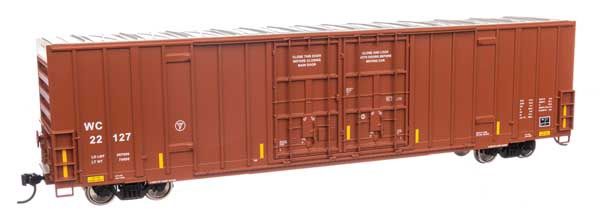 60&#39; High Cube Plate F Boxcar - Wisconsin Central